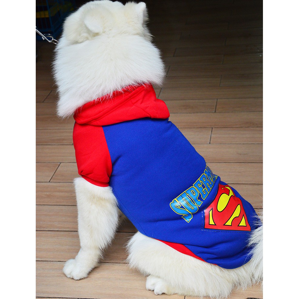 Pet Clothes T Shirt Hoodie Super Hero Keren Sampai Size 9XL Untuk Kucing Dan Anjing