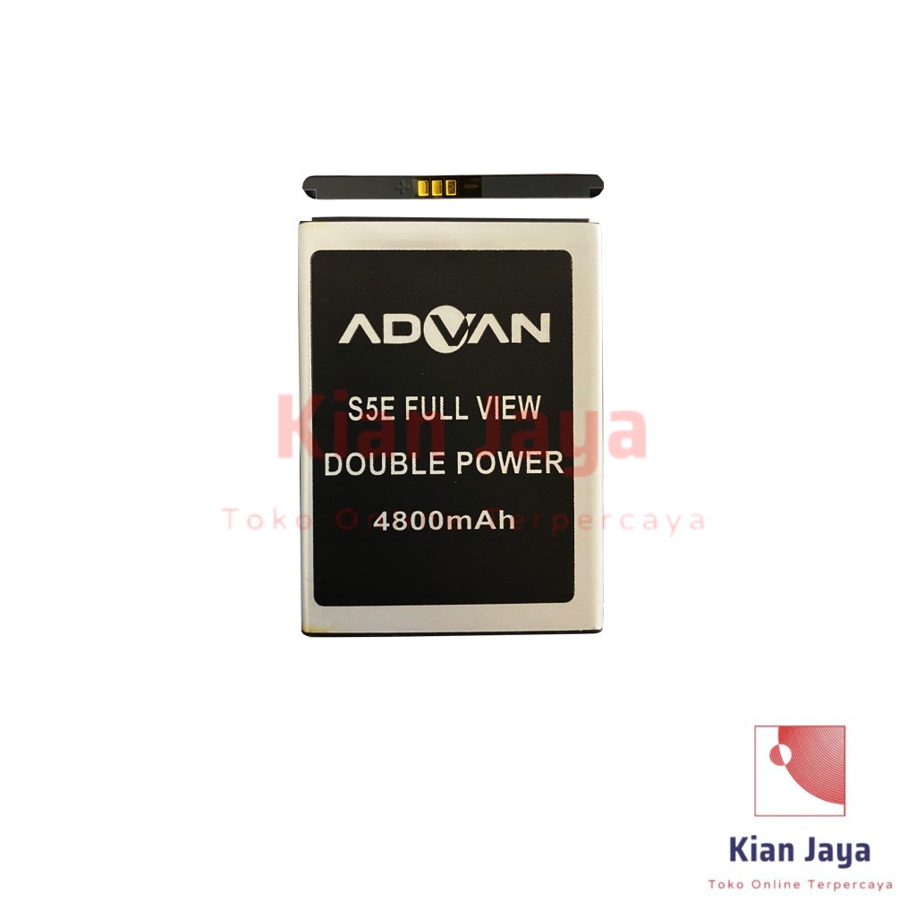 Baterai Advan S5E Full View Original Double Power Batre Batrai Battery Hp Ori