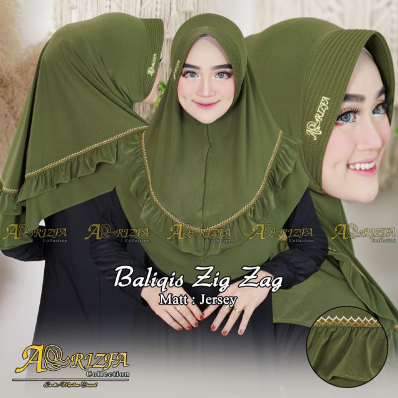 Hijab Ar-Rizwa Balqis Zigzag