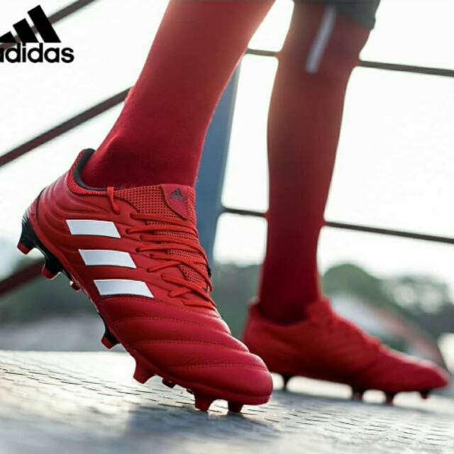 SEPATU BOLA ADIDAS COPA 20.3 ACTRED FTWHITE CBLACK