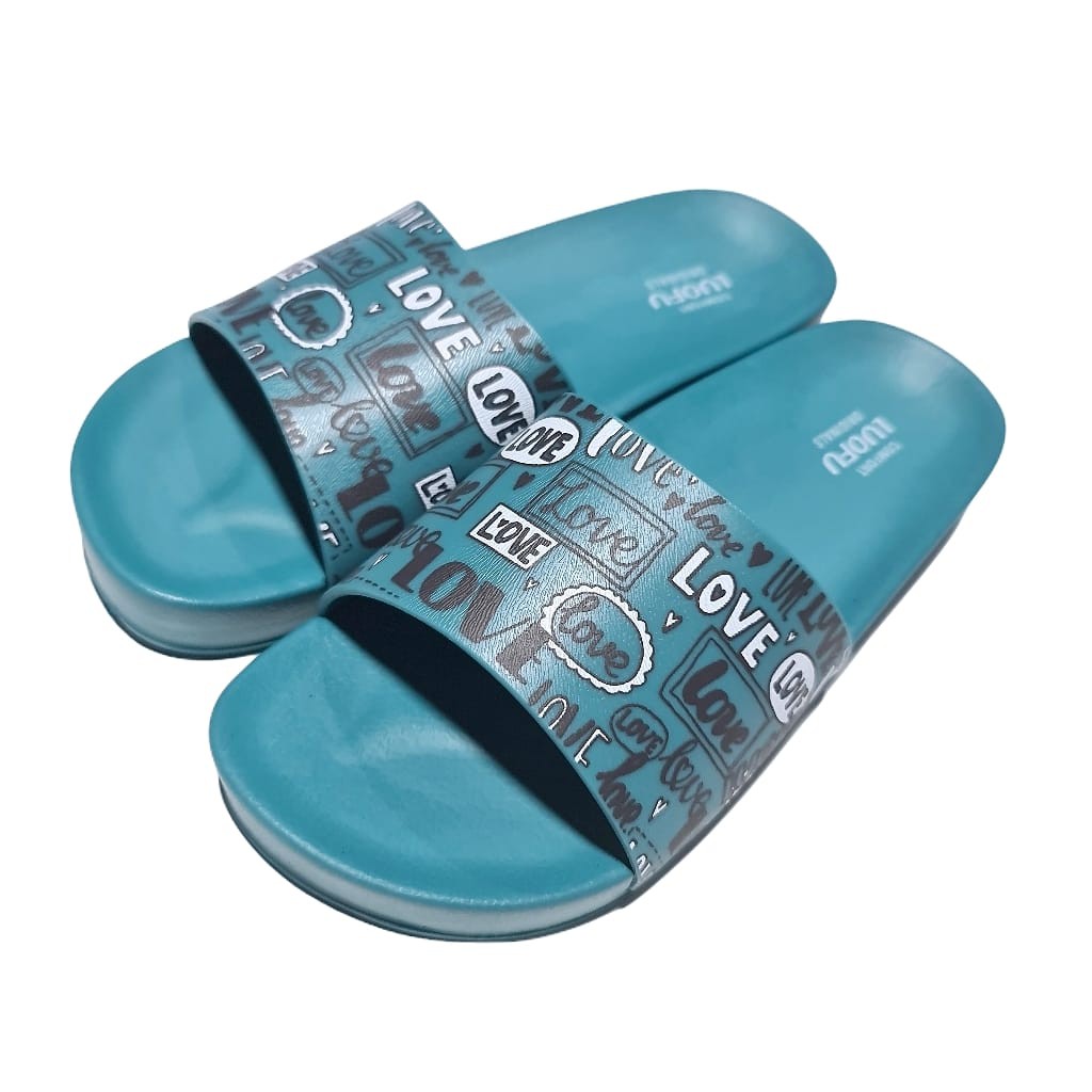 jelly sandal slop karet luofu sendal selop slide kokop import E7151E44S