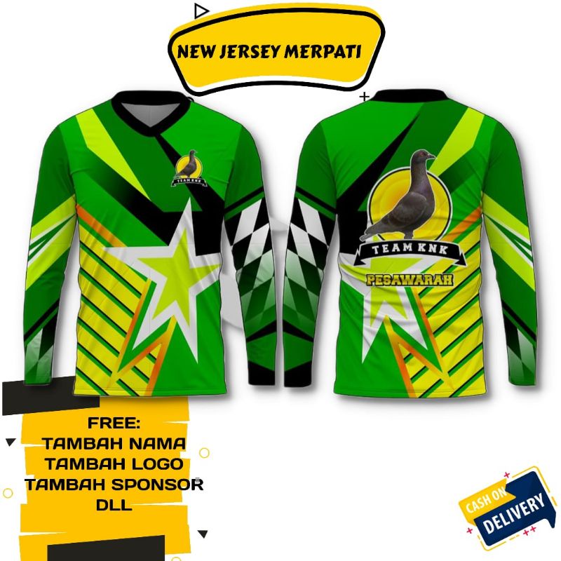 JERSEY TERBARU MERPATI BALAP/BAJU KAOS BALAP MERPATI MURAH