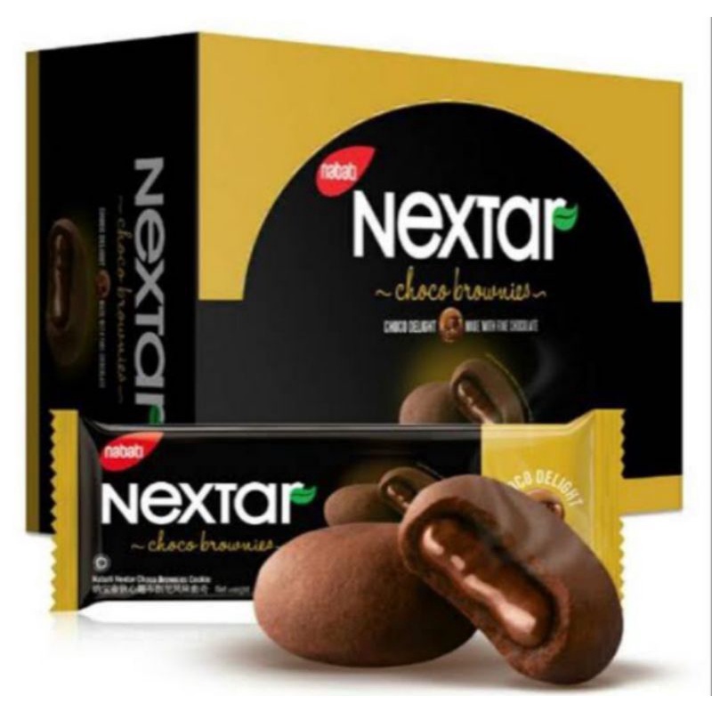 BOX - NEXTAR Nabati Choho Brownies 10x34gr Bronis Cokelat