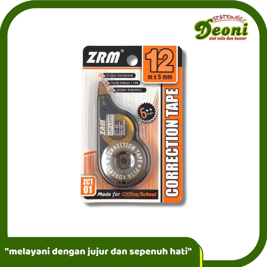 

ZRM ZCT-01 Correction Tape 5mm x 12M