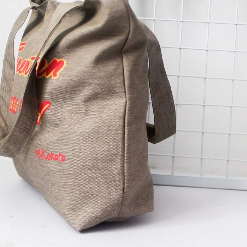 Totebag Besar Tas Tote Bag Resleting Tote Bag Kanvas Totebag Cewek Murah Tote Bag Keren Tas Kuliah W
