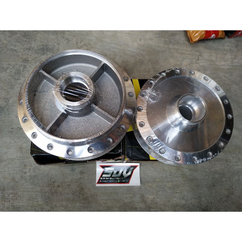 TROMOL TAKEGAWA VIXION NEW CHROME SET DEPAN BELAKANG MURAH