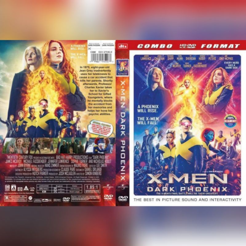 Kaset Film XMEN DARK PHONIEX