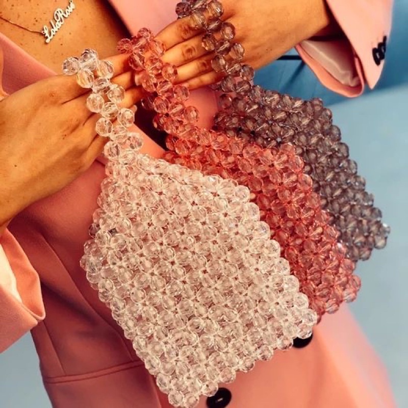 Omamori bag | tas mote | tas manik| beaded bag | tas mutiara| tas akrilik | pearl bag