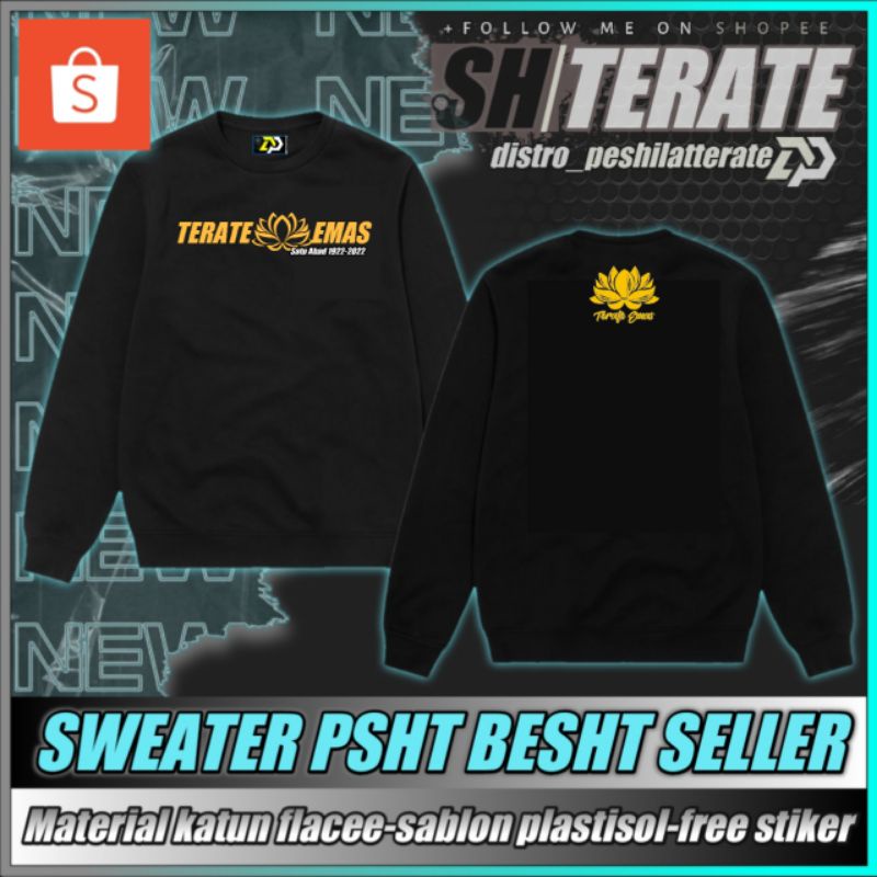 SWEATER PSHT TERATE EMAS / BAHAN TEBAL (SH-1)