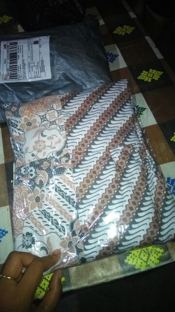 Tey-17 Batik Wanita Asj Sa Hrb026 Kenongo Kemeja Tosca Pendek