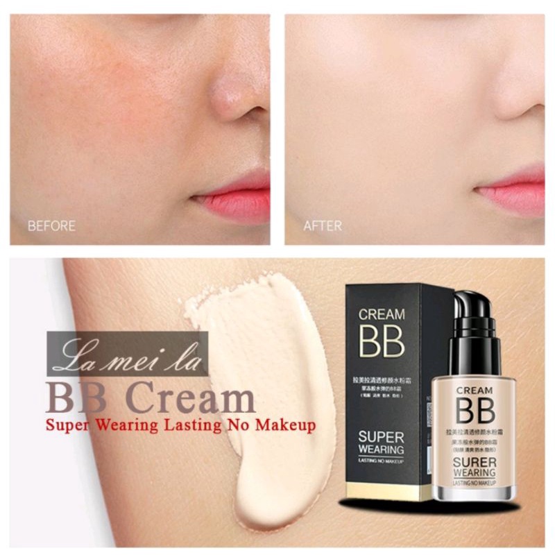 BB Cream Lameila Waterproof/anti air/anti keringat tahan lama