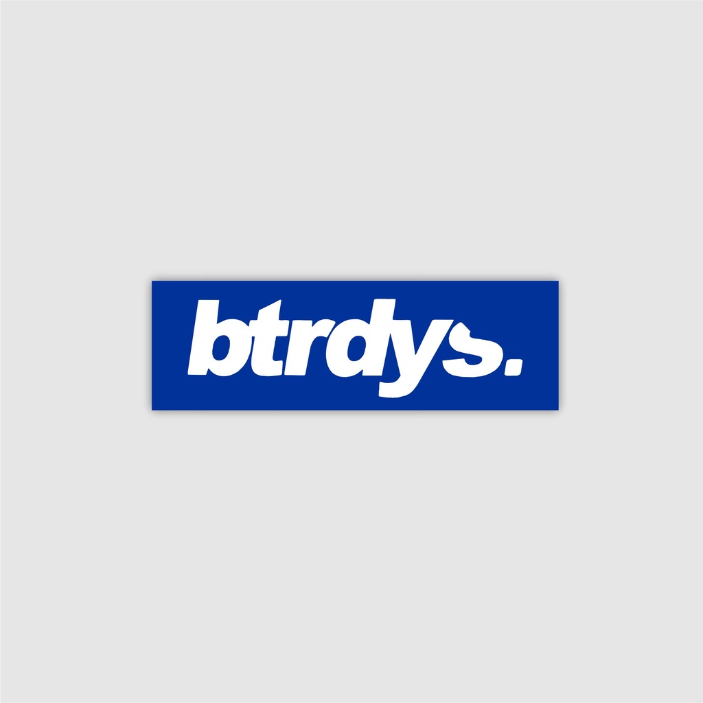 

Stiker Sticker Brand Distro Graftac Vinyl Logo Betterdays Blue Skate surf Band Grafiti pop art Case Phone Tumblr Laptop Casing Striping Aesthetic Band Journal Hype Dinding Waterproof Clothing