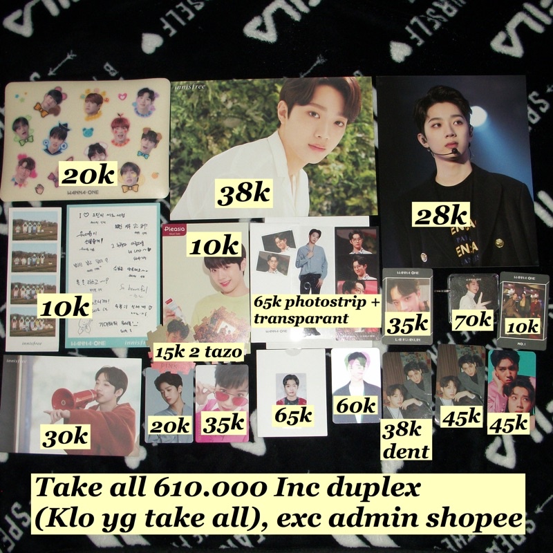 Guanlin Photocard Album Guanlin pc Kuanlin photocard Guanlin lotteria Guanlin Kihno Guanlin Id