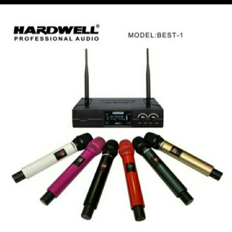 Mic Wireless Hardwell BEST 1 Original 2 Handhell Digital Hardwell best 1
