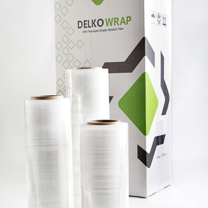 plastik wraping stretch film 50 cm x 250 meter 12 micron bening murah