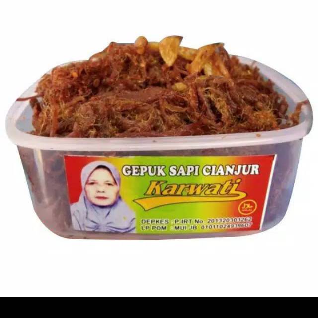 

gepuk sapi karwati isi penuh