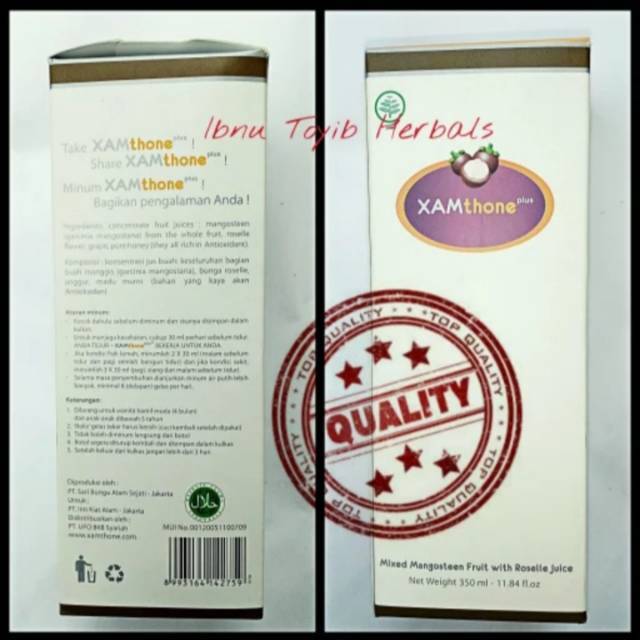 XAMTHONE SIRUP SARI MANGGIS