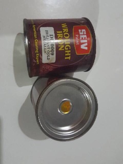 Cat Minyak Wrought Iron/ Cat Tempa Emas Seiv Paint 250 ML ...