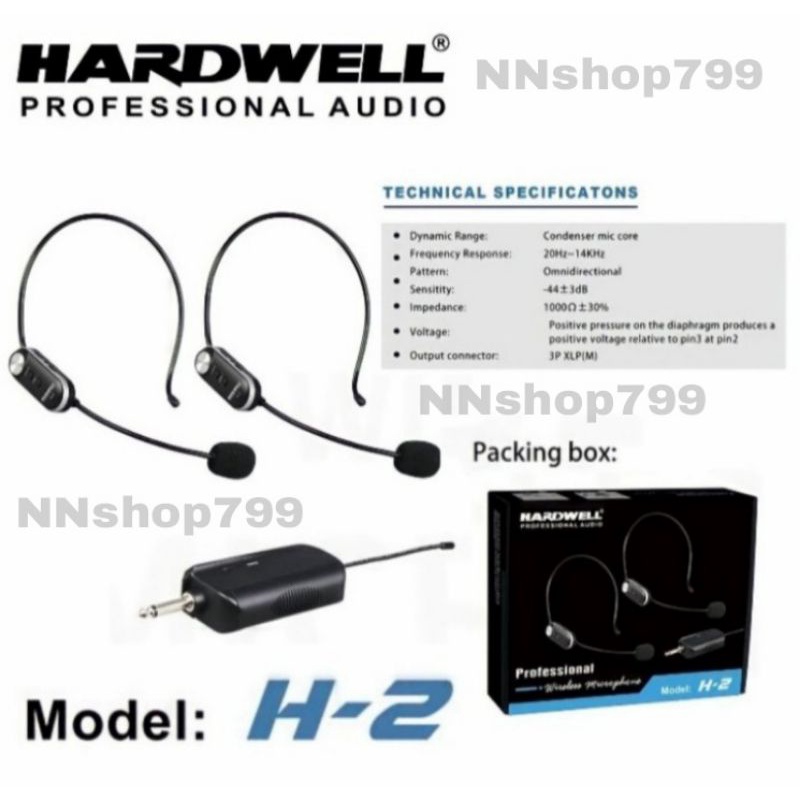 Mic Wireless Hardwell H2 Original Hardwell H2