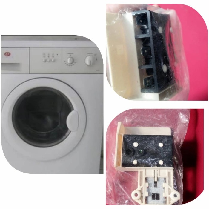 Switch Pintu Door Lock Doorlock Mesin Cuci Lux Classic Wh 262 Star