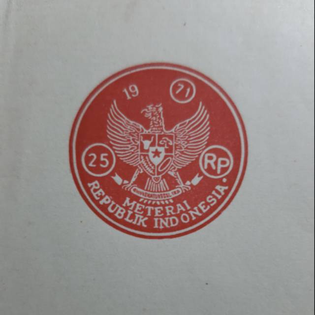 

Kertas Segel Tahun 1971 Double