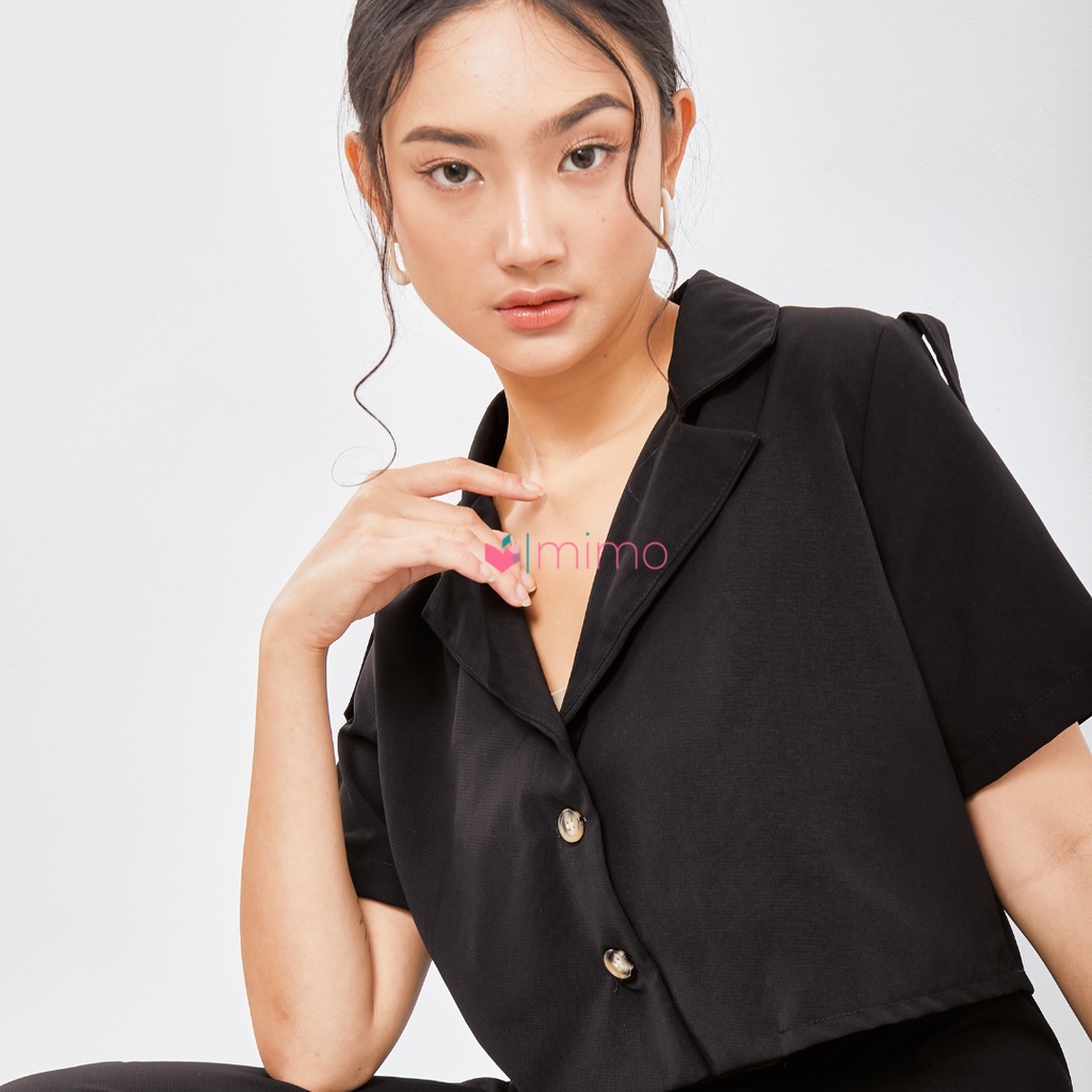 CAVARIZ BLAZER CROP SET