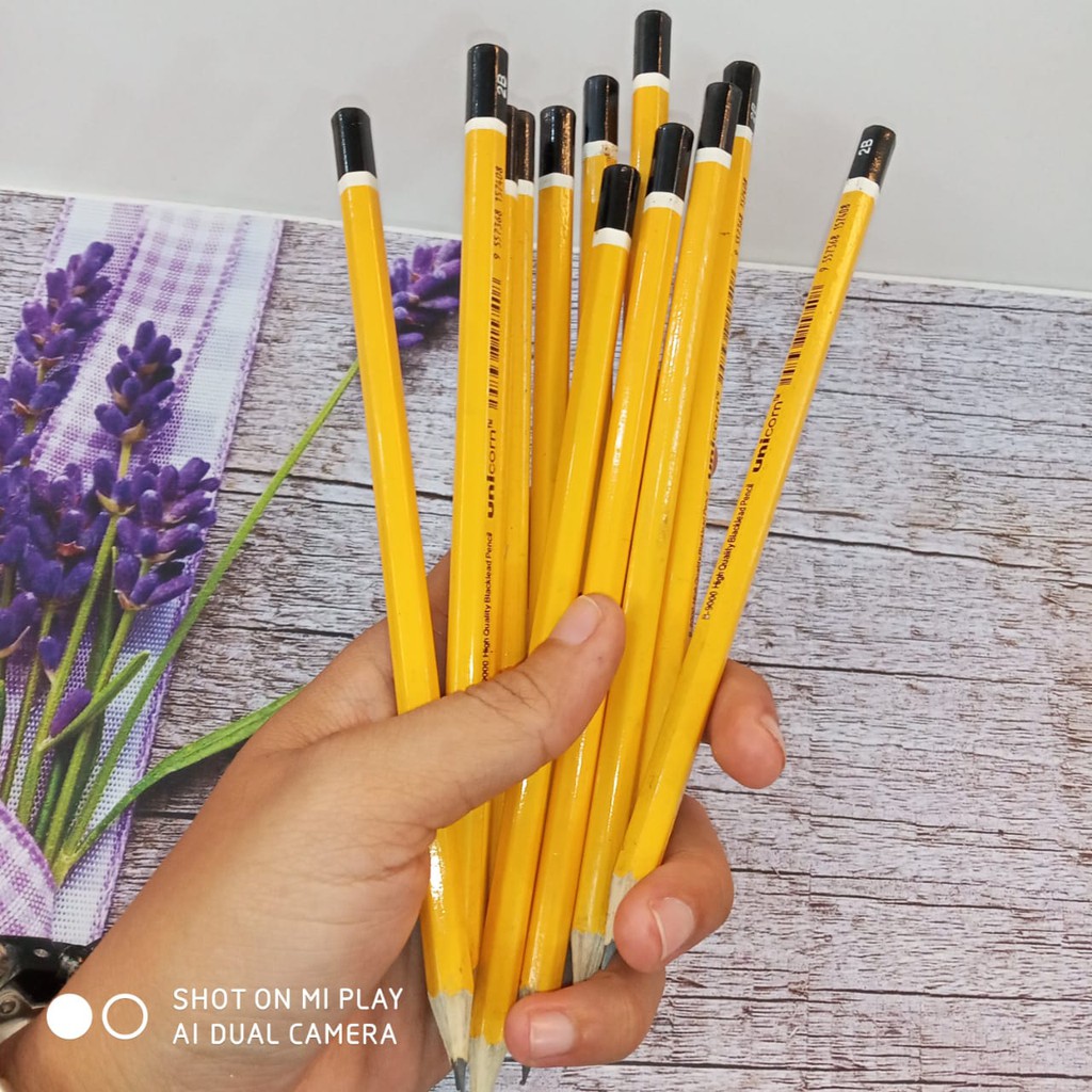 Pensil Kayu 2B Unicorn pensil B-9000