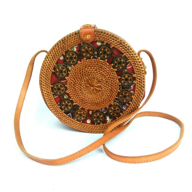 Tas Anyaman Raisa Bulat Bahan Rotan Round Bag Shopee Tas Anyaman Raisa Bulat Bahan Rotan Round Bag Shopee