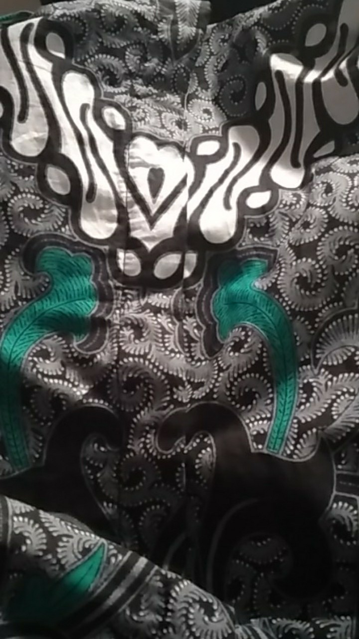 Kemeja Batik Pria Ppbtk07 Wsa04 Slim Fit Modern Elegan Baju Formal Pria Kerja Seragam Kantor