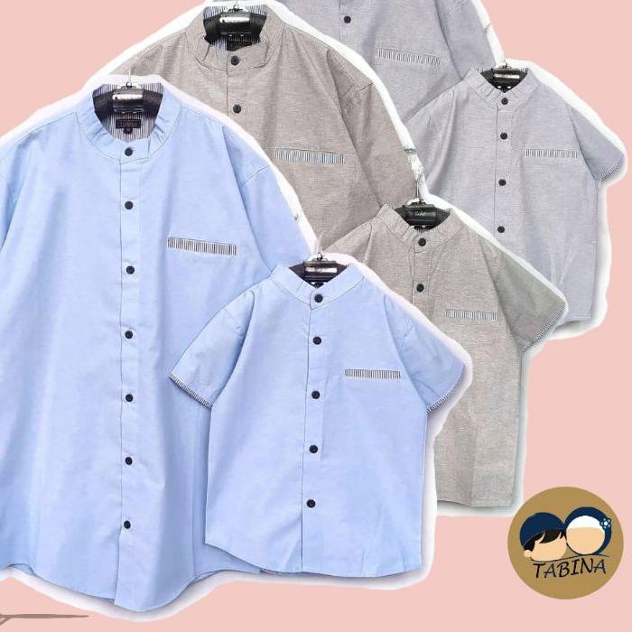 ● KEMKO KOKO ANAK (LENGAN PENDEK) OXSFORD TABINA, KOKO COUPLE AYAH DAN ANAK, KEMEJA KOKO, KOKO ANAK