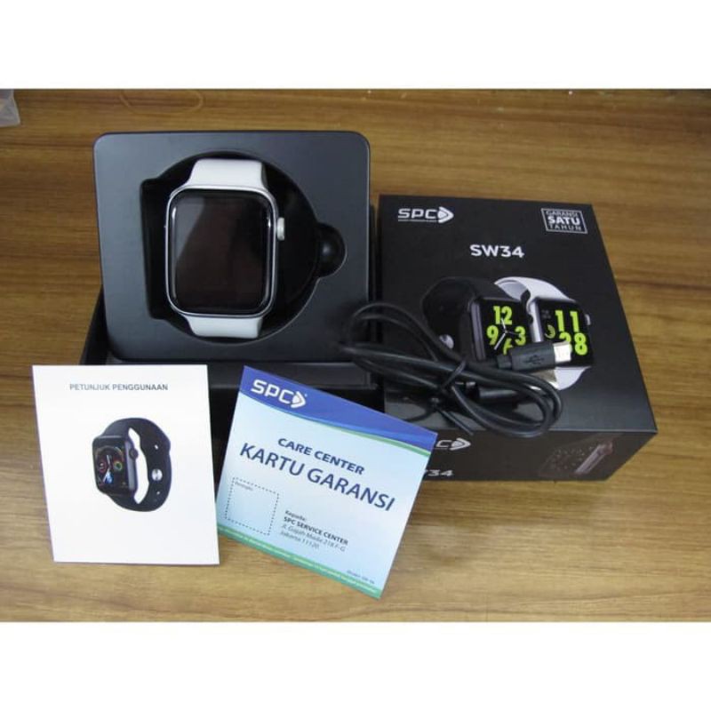 Smartwatch SPC SW34 Waterproof Heart Rate Android IOS Garansi Resmi