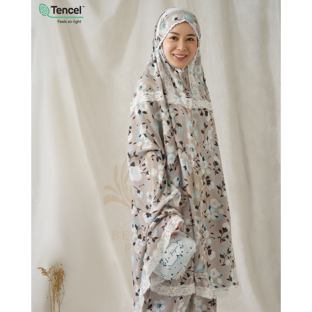 Mukena Blossom Abu - Mukena 2 in 1
