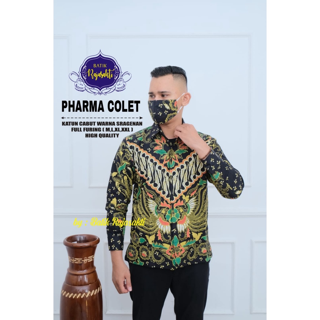 PHARMA COLET RAJASAKTI KEMEJA BATIK PRIA SOLO LENGAN PANJANG LAPIS FURING PREMIUM ADHIJAYA ADIGUNA ADIWANGSA  ADIWIJAYA ADIYASTA AJISAKA AKHSA ANANTHA ANDHARA ANDHITA ARCHANDRA ARIESWARA  ARJASA ASTAGUNA ASTAMA ASWATAMA BAGAS BASKARA BAYUPUTRA BHISMA BIMA