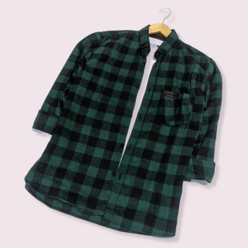 flanel pria wanita panjang kemeja flannel best seller atasan flanel wanita kemeja wanita fashion flanel wanita distro-Hs