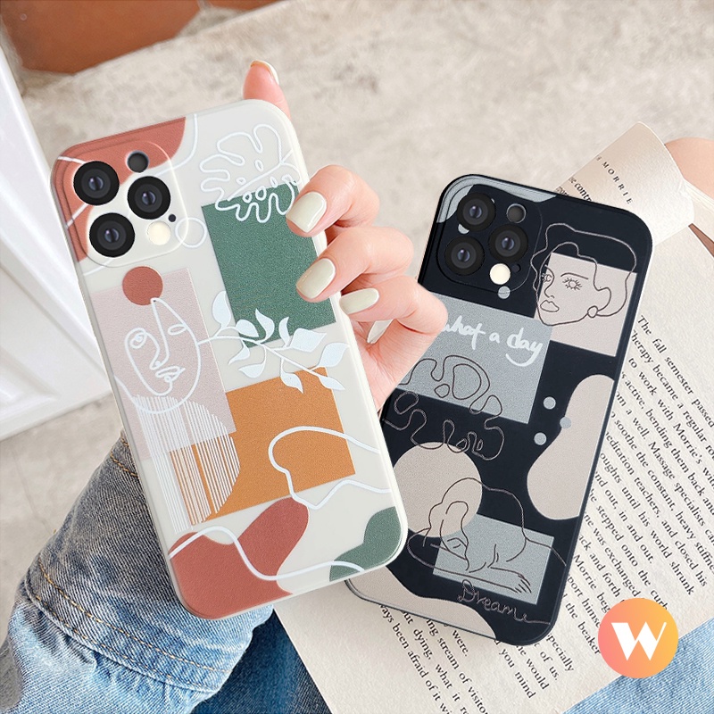 Soft Case Silikon TPU Motif Geometri Untuk Infinix Hot 10 11 9 Play 11s 10 Lite 10T 10S 5 6 Note 8