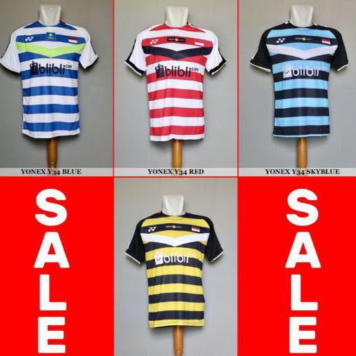 'Terbaru' * BAJU BADMINTON YONEX Duo Minnions by KEVIN SANJAYA and MARCUS GIDEON New Style *termurah