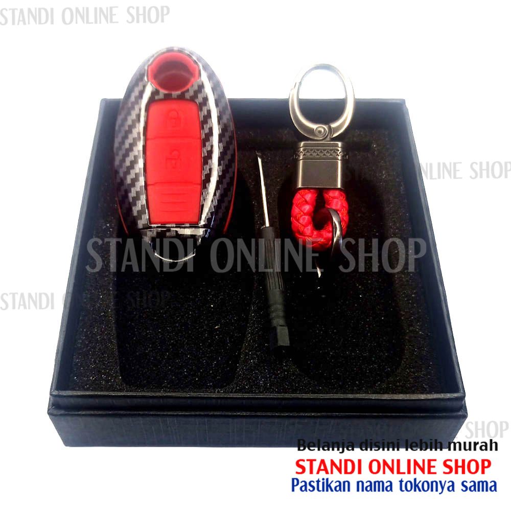 Cover Smartkey Sarung Kunci Nissan Juke Evalia Terra Navara Carbon