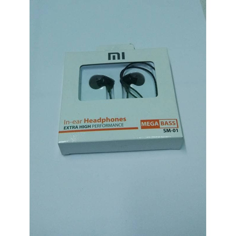 Handsfree/headset/earphone XIAOMI MEGA BASS SM-01