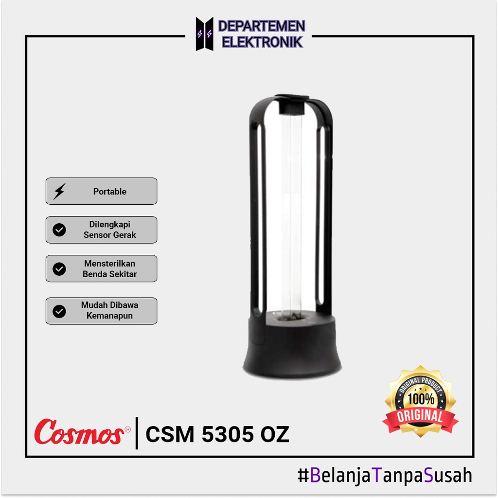 cosmos lampu UVC/ Sterilizer ruangan COSMOS CZR 5035 OZ MURAH BANGET / GARANSI RESMI