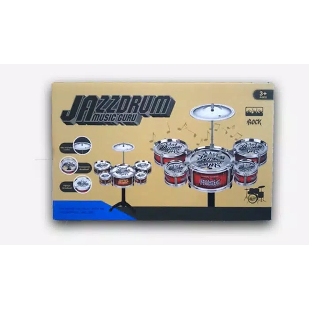 JAZZ DRUM DUS 6684 - MAINAN ALAK MUSIK ANAK -  A038