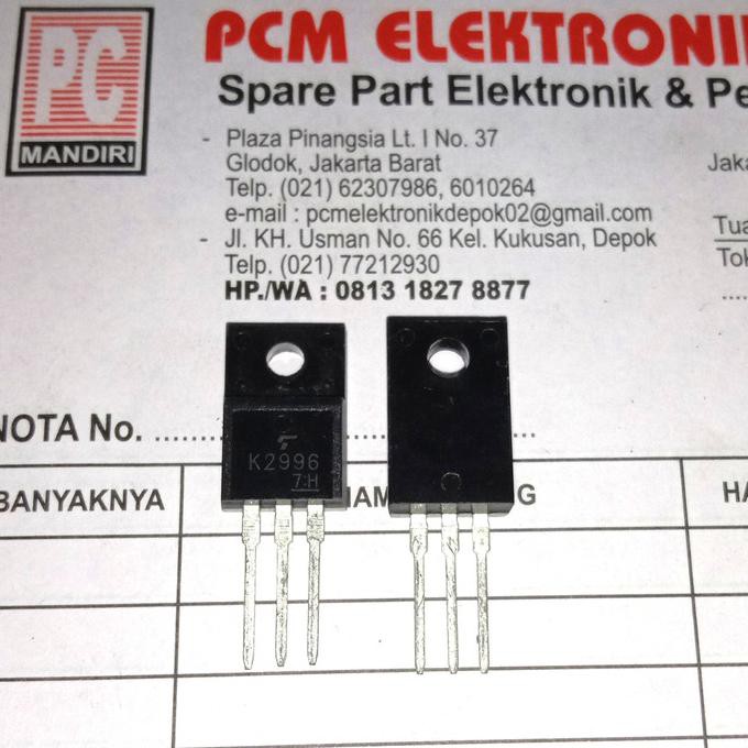K2996 2Sk2996 K 2996 2Sk Sk2996 Original Transistor To220 To-220 Pcmelebik54 Buru Order