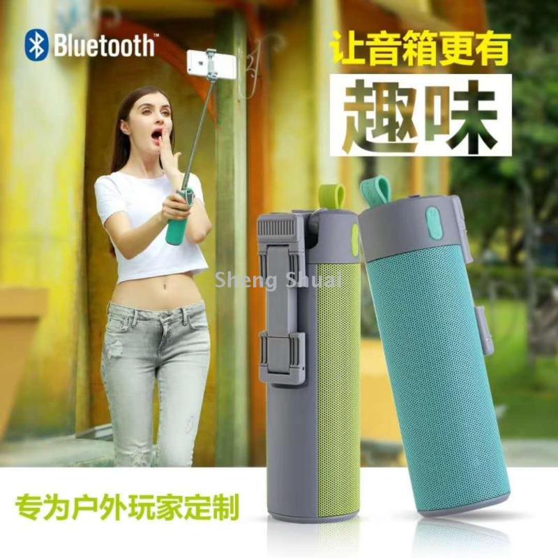Tongsis 8IN1 Speaker Bluetooth Senter Powerbank Selfie Multifungsi Free Gantungan