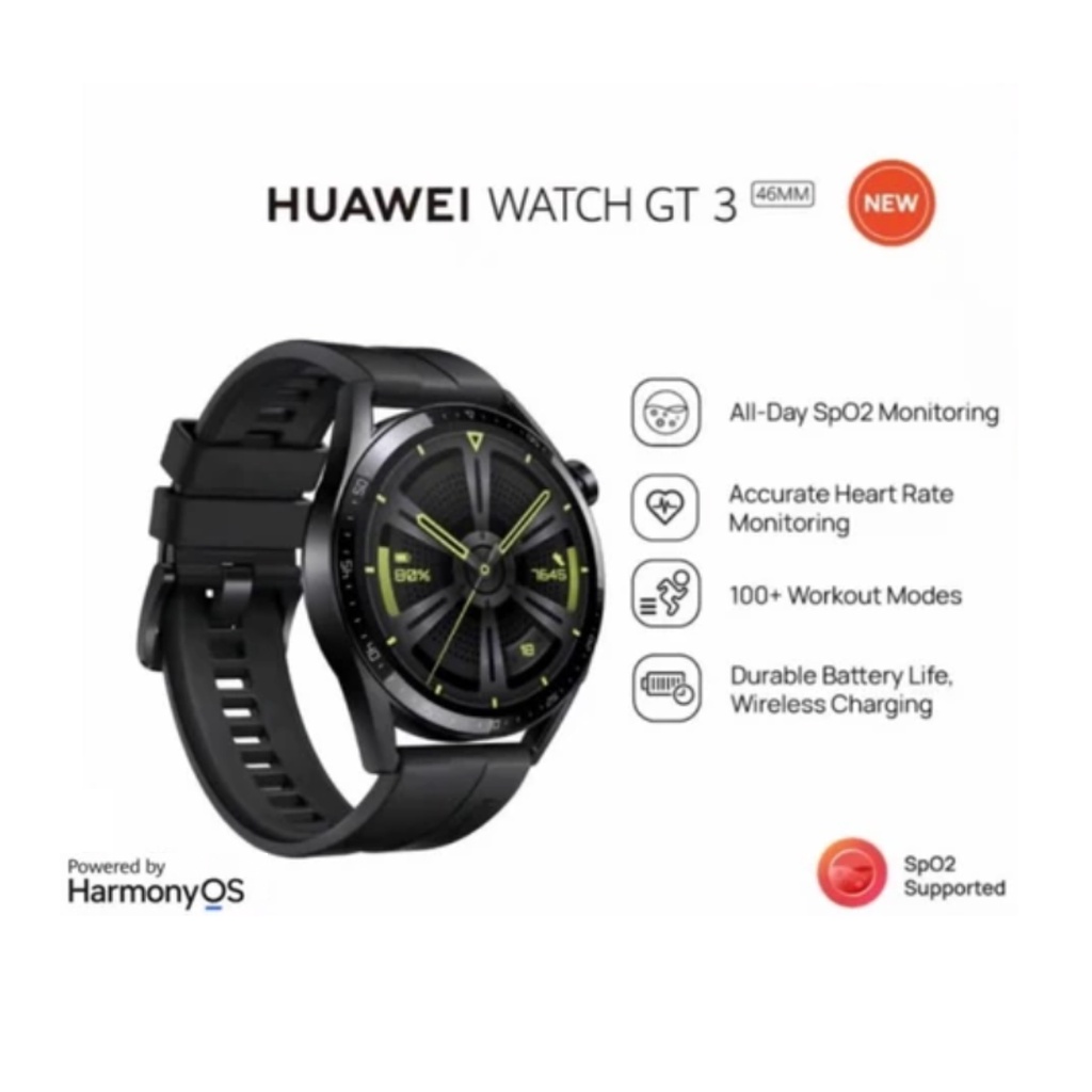 Huawei Watch GT3 / Huawei GT 3 Smartwatch 46mm Garansi Resmi