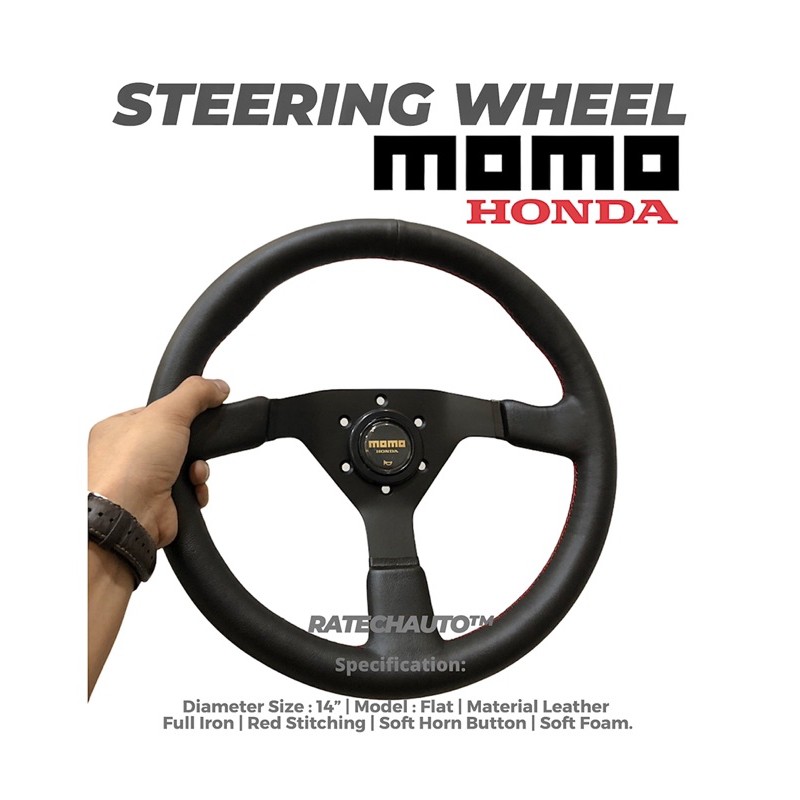 MOMO HONDA STEERING WHEEL-STIR RACING MOMO HONDA-SETIR RACING MOMO HONDA-STIR MOMO HONDA UNIVERSAL