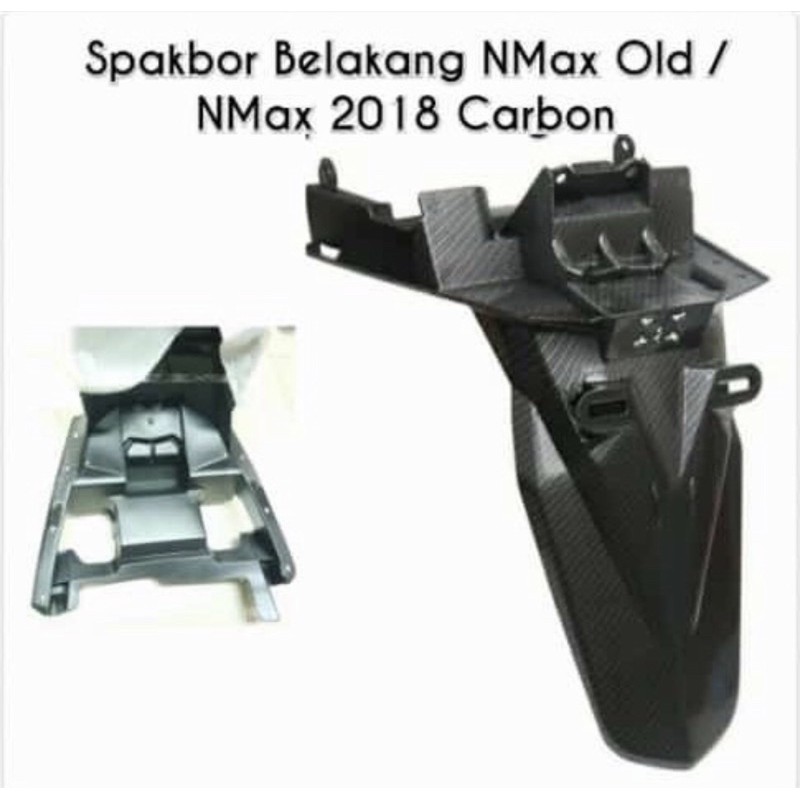 SPAKBOR BELAKANG NMAX OLD/ NMAX 2018 NEMO CARBON