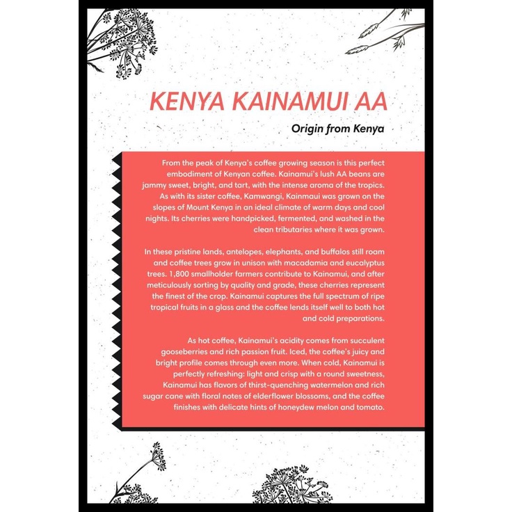 

DISKON TERBATAS !!! GREEN BEAN ARABICA KENYA KAINAMUI 1KG | BIJI KOPI MENTAH TERLARIS