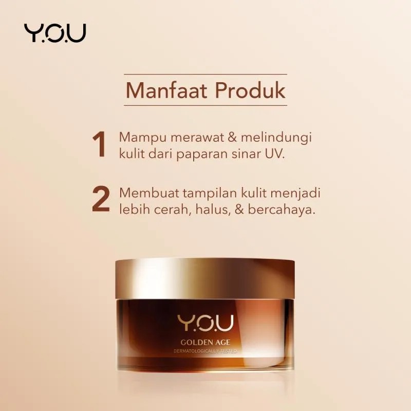 Y.O.U Golden Age Illuminating Day Cream - 30GR