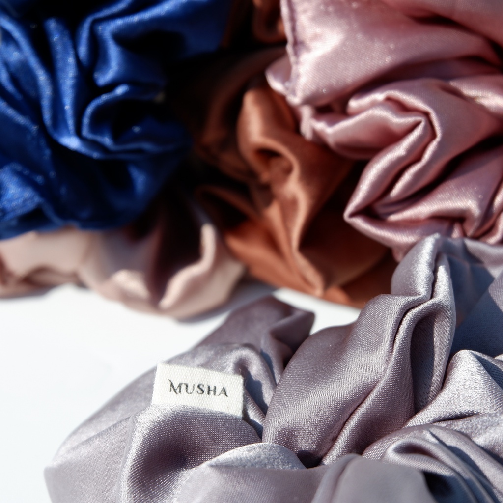 Musha Premium Satin Scrunchie | Ikat Rambut / Karet Rambut