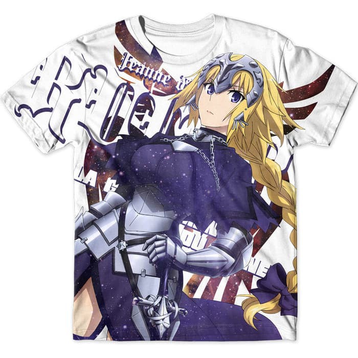 StarSeller Ruler Jeanne dArc Fate/Apocrypha Anime Tshirt-Kaos-Baju