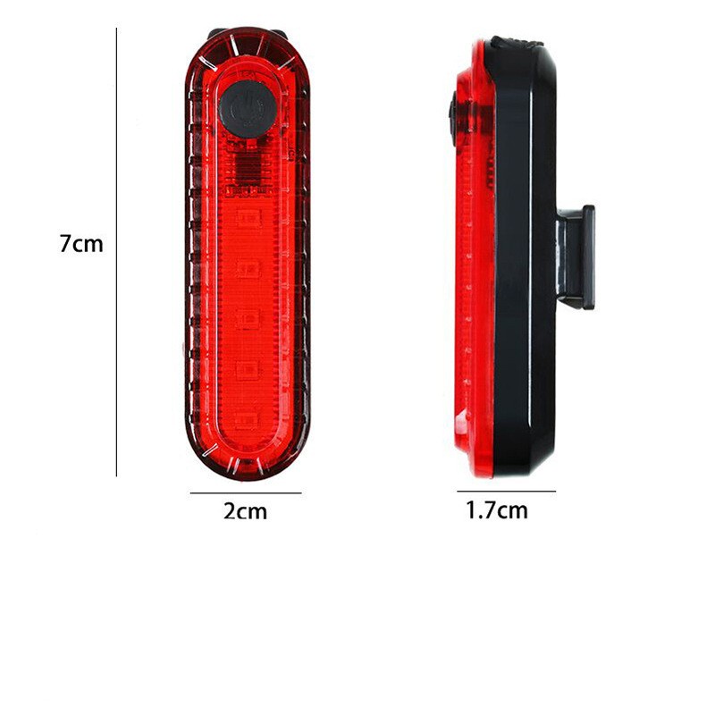 4 Modes USB Rechargeable Cycling Warning Tail Light